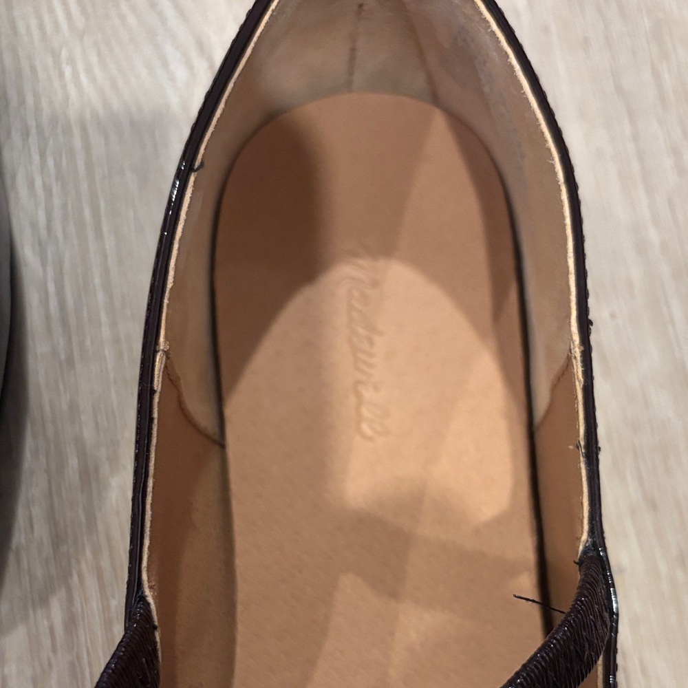 Madewell The Greta Ballet Flat Plum Size 7.5 New - Picture 4 of 8